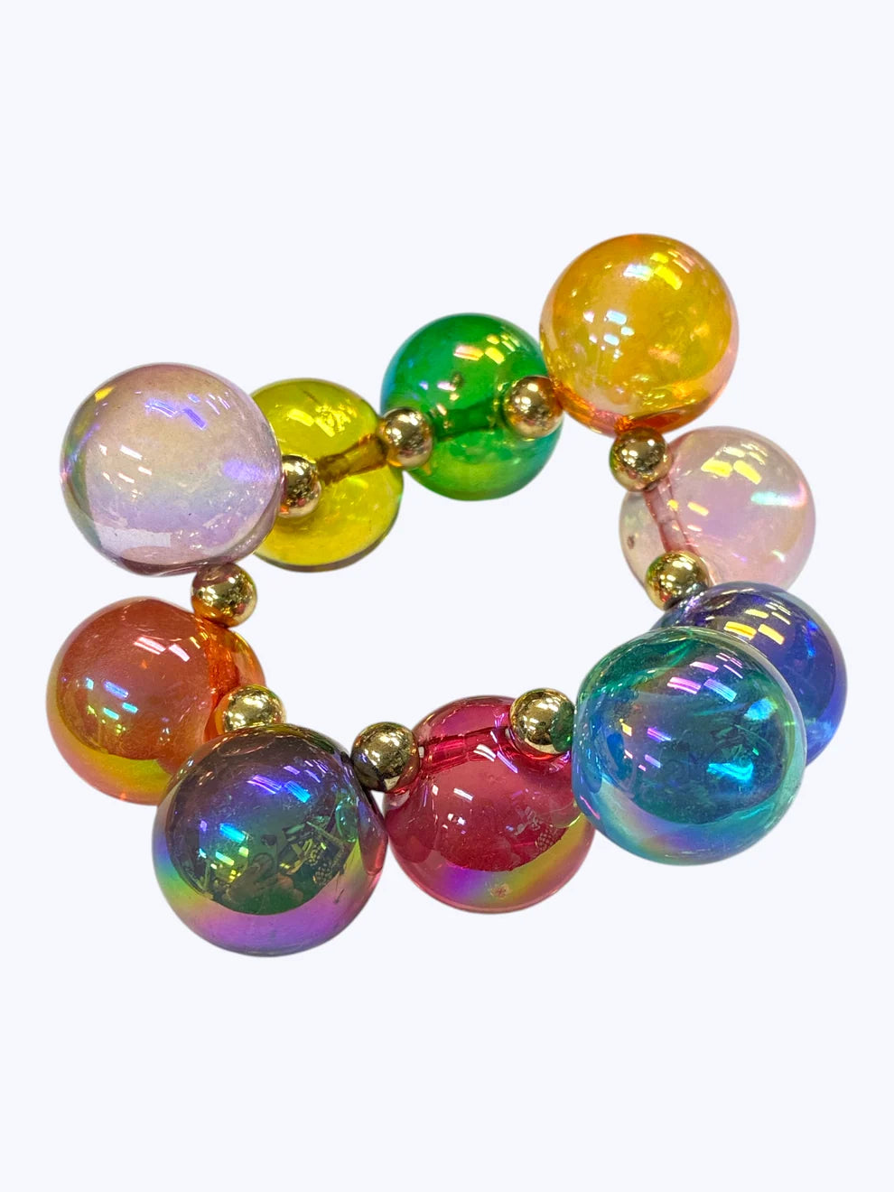 7.28.26 Bracelet  Hologenic acrylic bead;