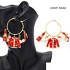 2.5.26 Earring  hoops with designer charms