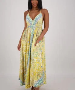 5.5.26 Dress Sundress paisely patterned fits up to 3x