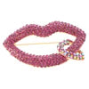 11.5.25 Brooche Lip rhinestone