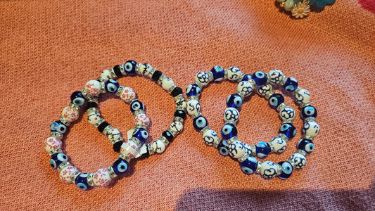 7.18.25 Bracelet beaded eye of protection