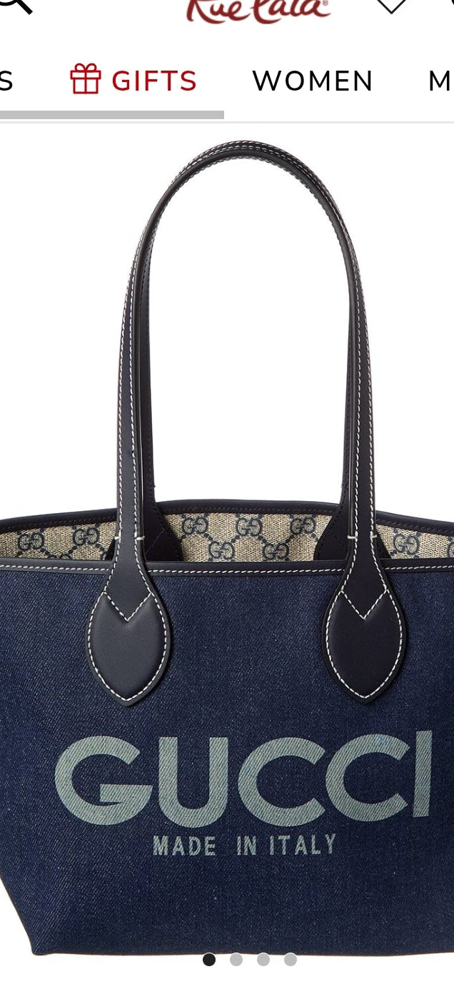 12.18.25 Purse G denim tote bag
