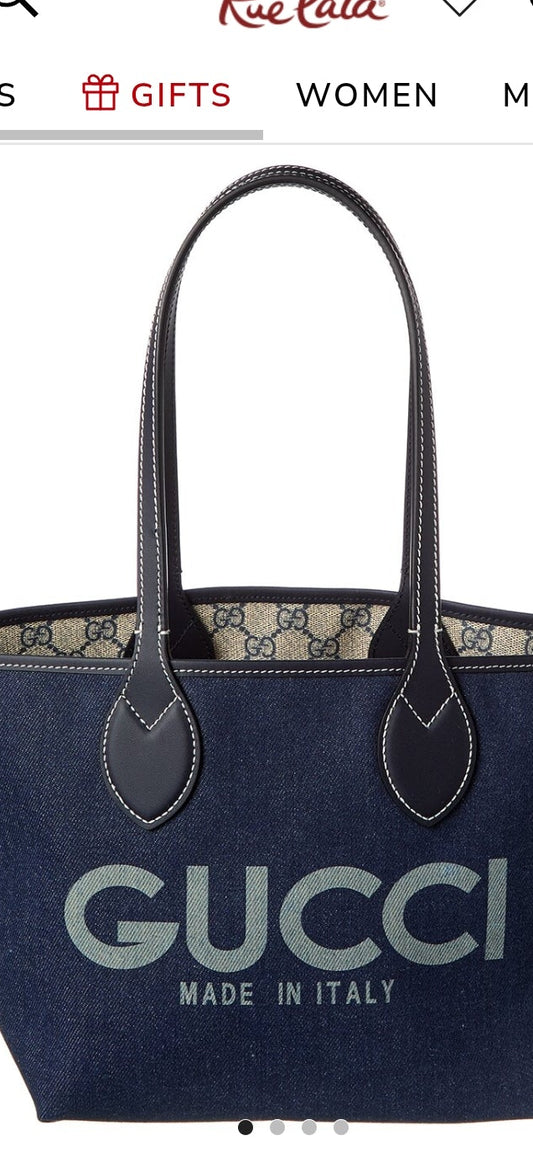 12.18.25 Purse G denim tote bag