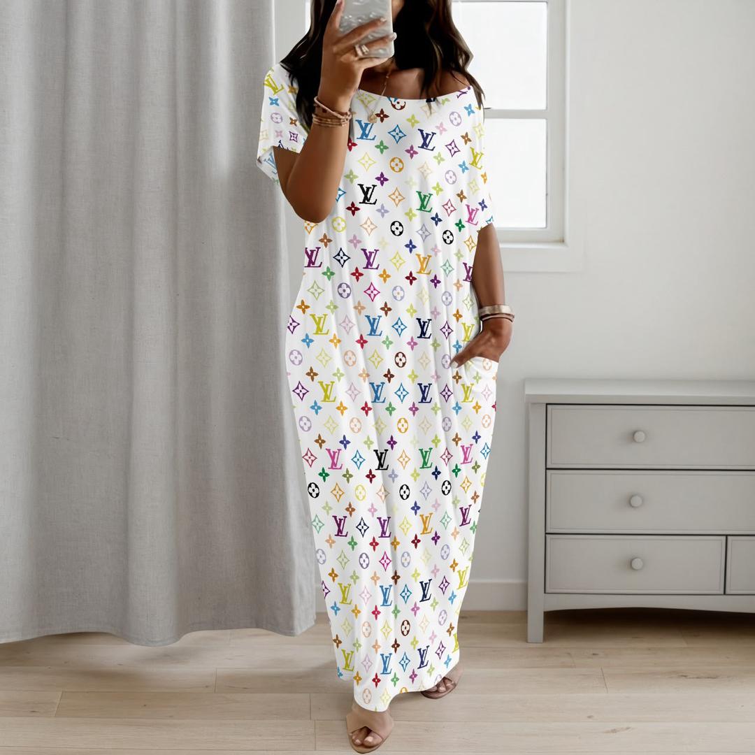 8.22.26 Dress Bubble L colorful dress