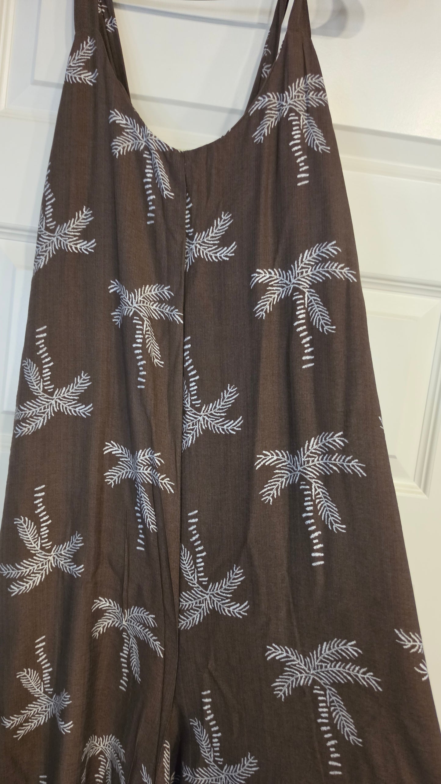 8.20.26 Jumper CC brown w ferns