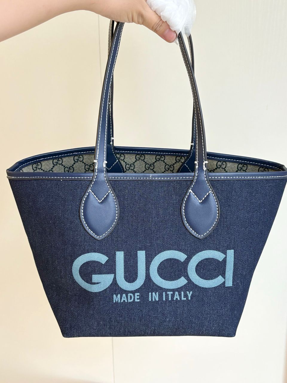 12.18.25 Purse G denim tote bag